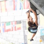 Yannick Flohé beim Boulderweltcup 2017 in München. (c) DAV/Nils Nöll