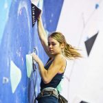 Sofie Paulus bei der Deutschen Meisterschaft 2017 im Lead (c) DAV/Vertical Axis