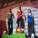 Podium Damen bei der Deutschen Meisterschaft 2017 im Lead (c) DAV/Vertical Axis