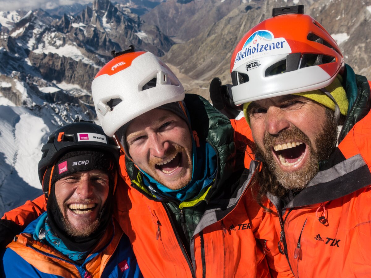 Erstbegehung am Cerro Kishtwar: Erfolg für Thomas Huber, Stephan Siegrist und Julian Zanker (c) Timeline Productions
