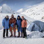 Reinhold Messner, Simon Messner, Peter Habeler, Philipp Brugger (c) ServusTV / Alexander Brus