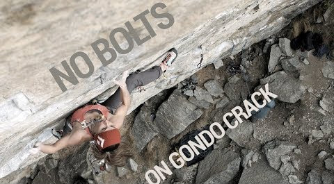Babsi Zangerl And Jacopo Ignore The Bolts On 'Gondo Crack' (8c) (c) EpicTV