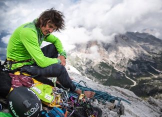 Simon Gietl gelingt Erstbegehung „Can you hear me“ (8+/A2) Simon Gietl gelingt Erstbegehung 'Can you hear me' (8+/A2) (c) Archiv Gietl