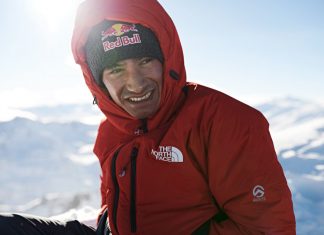 David Lama: Solo-Erstbegehung des Lunag Ri David Lama (c) Manuel Ferrigato, Red Bull Content Pool
