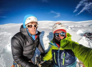 Erstbegehung am Tengi Ragi Tau Nord durch Symon Welfringer und Silvan Schüpbach Erstbegehung am Tengi Ragi Tau Nord durch Symon Welfringer und Silvan Schüpbach (c) Silvan Schüpbach