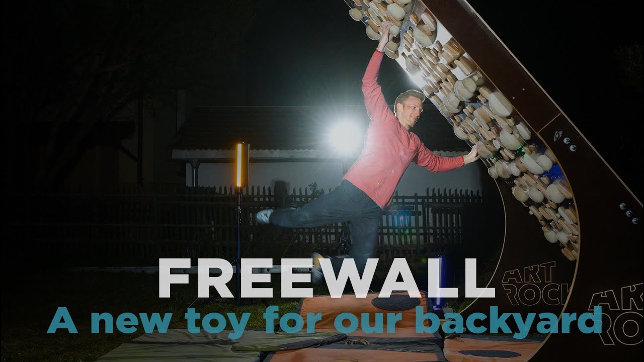 Jakob Schubert - FREEWALL - A new toy for our backyard (c) Jakob Schubert