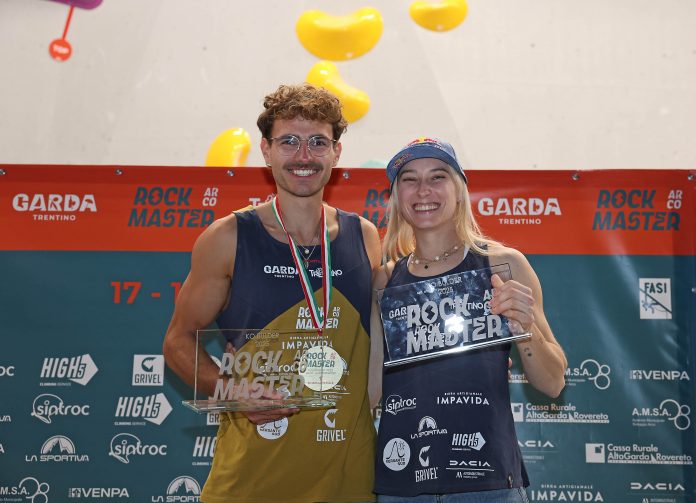 Yannick Flohe und Janja Garnbret (c) Newspower.it