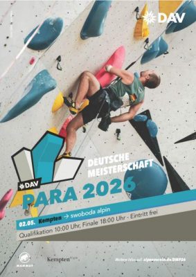 Deutsche Meisterschaft Paraklettern 2026 (c) Xaver Quintus/DAV