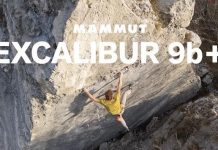 VIDEO: Yannick Flohé on „Excalibur“ (9b+) Yannick Flohé on "Excalibur" (9b+) (c) Mammut