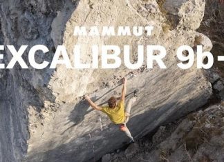 Yannick Flohé on "Excalibur" (9b+) (c) Mammut