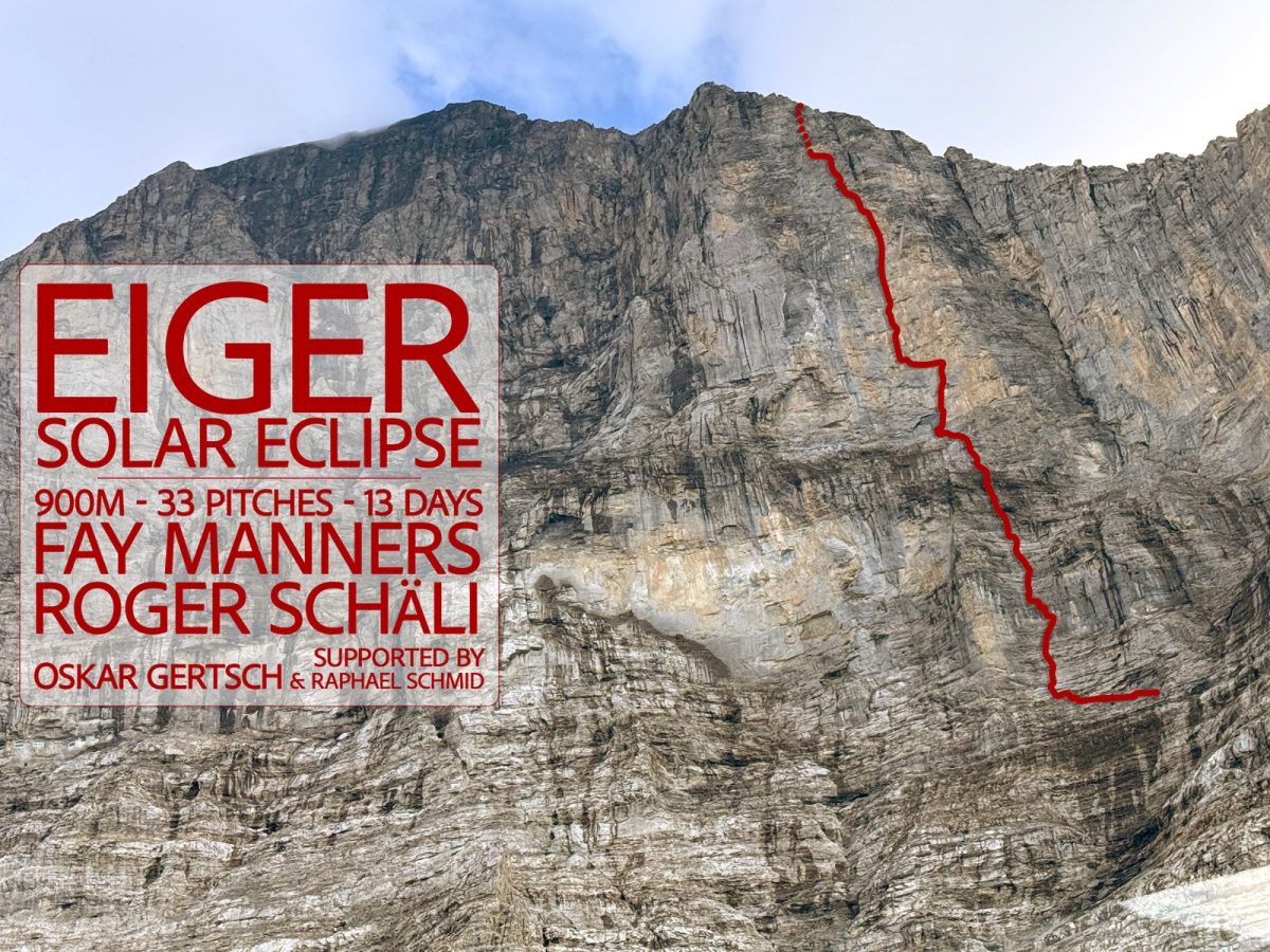 Solar Eclipse: Eine neue, ernsthafte Route am Eiger (c) John Thornton